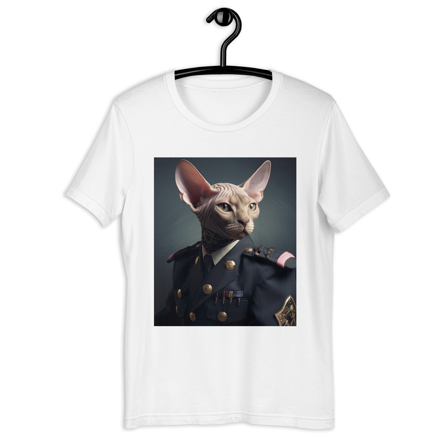 Sphynx Air Force Officer Unisex t-shirt