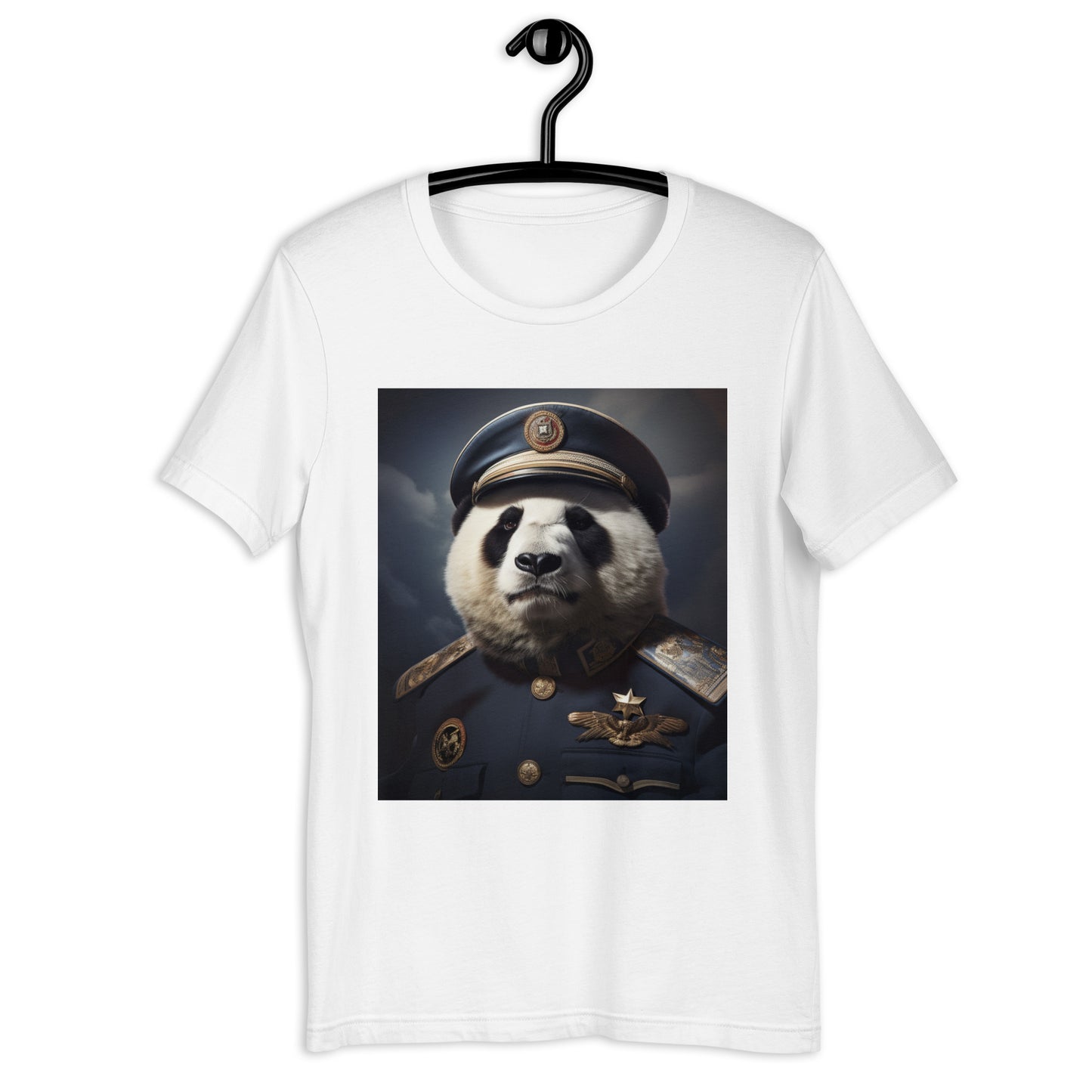 Panda Air Force Officer Unisex t-shirt