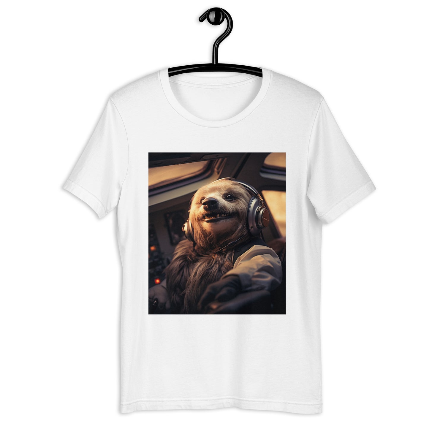 Sloth Airline Pilot Unisex t-shirt