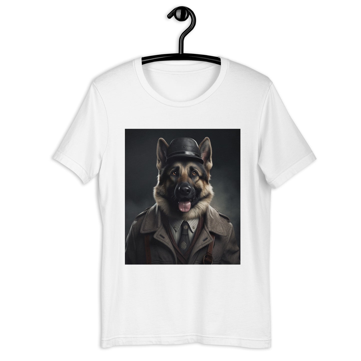 German Shepherd Detective Unisex t-shirt