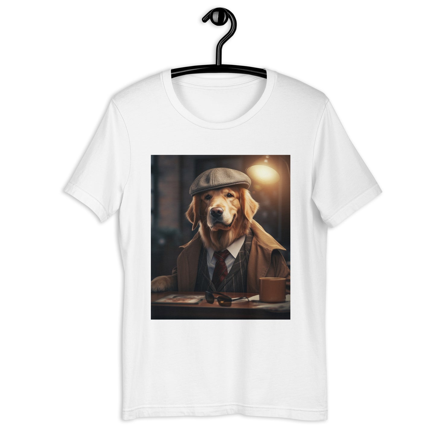 Golden Retriever Detective Unisex t-shirt