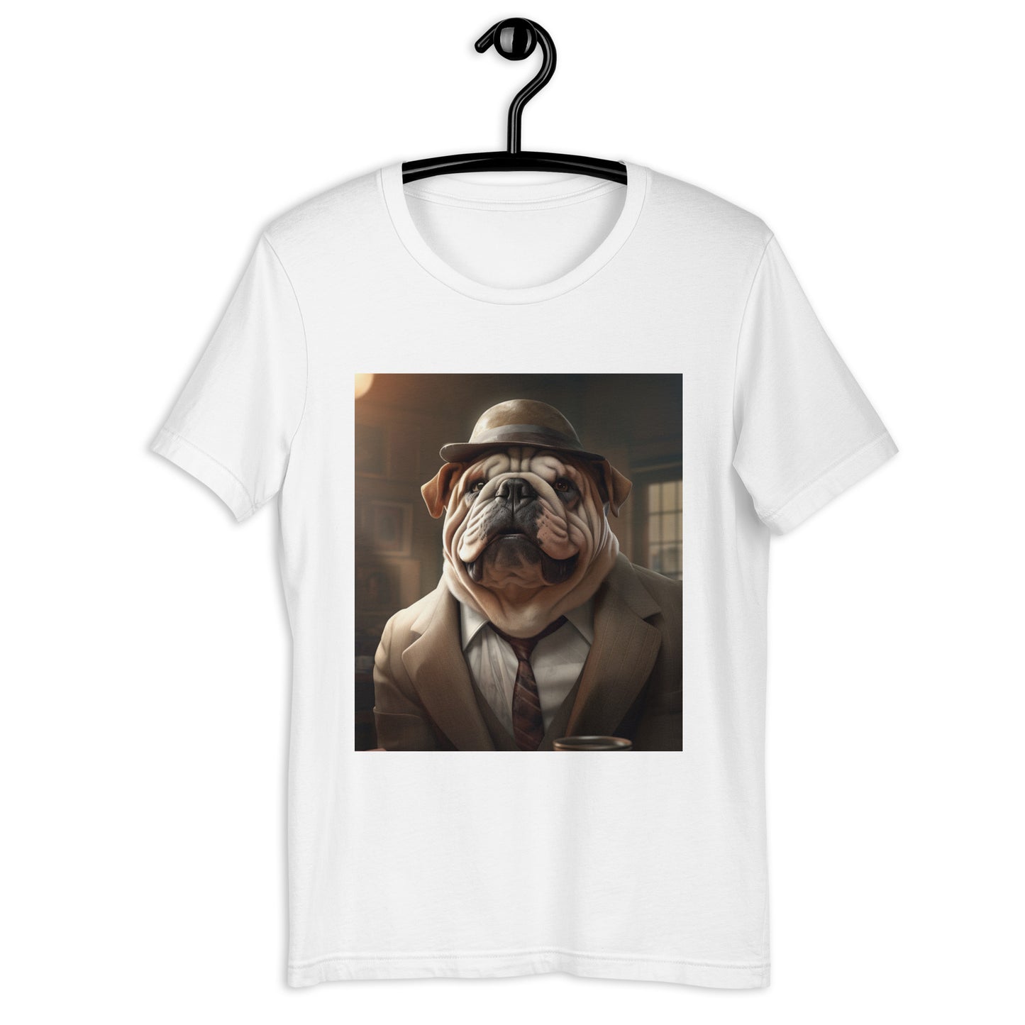 Bulldog Detective Unisex t-shirt