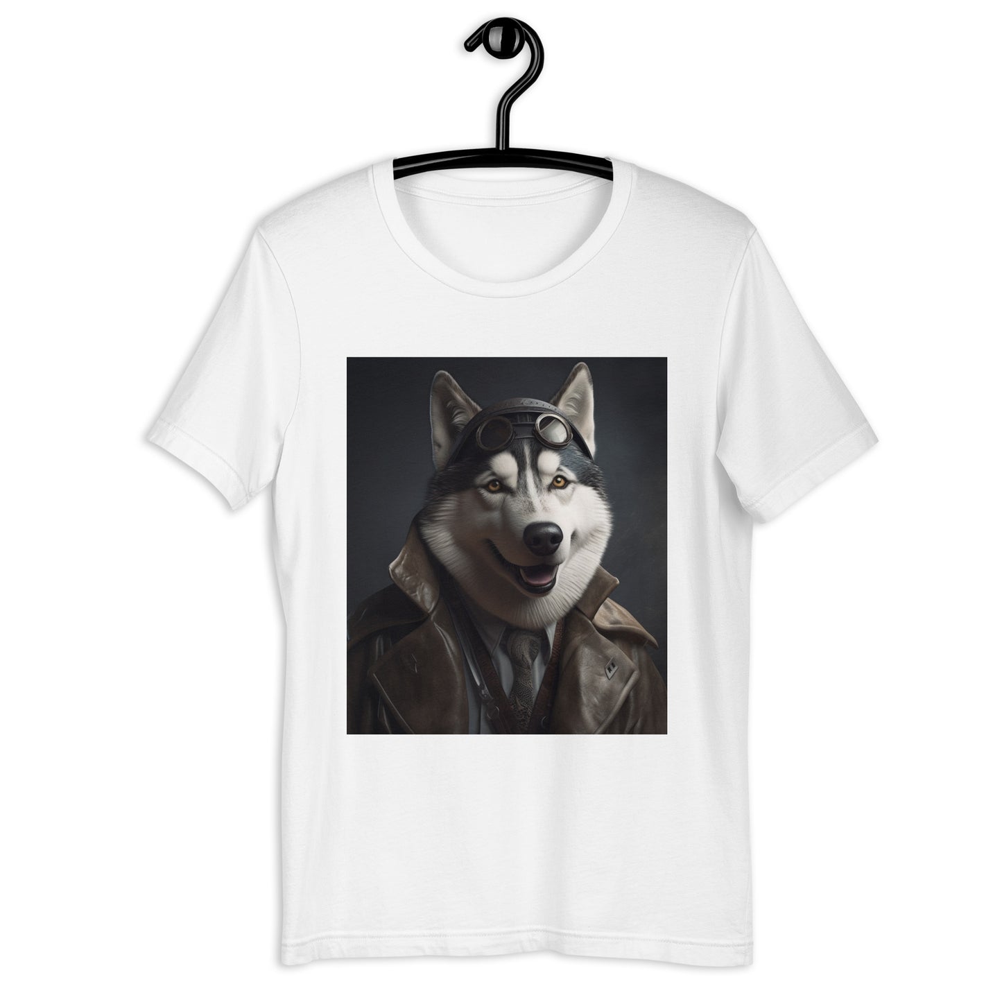 Siberian Husky Detective Unisex t-shirt