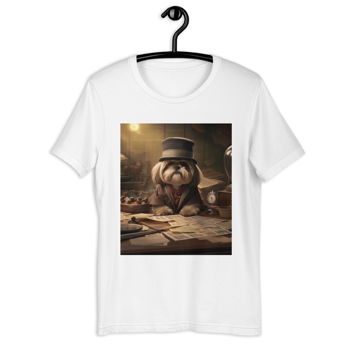 Shih Tzu Detective Unisex t-shirt