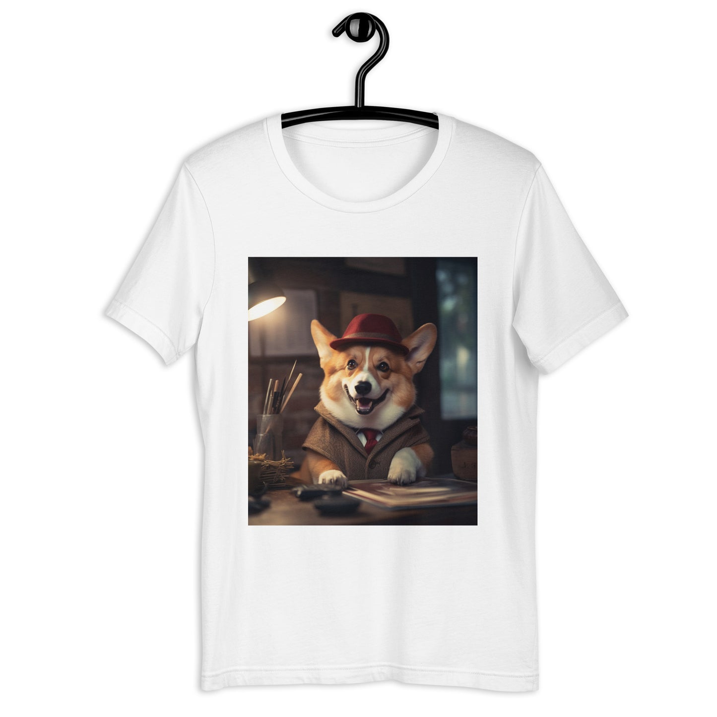 Pembroke Welsh Corgi Detective Unisex t-shirt