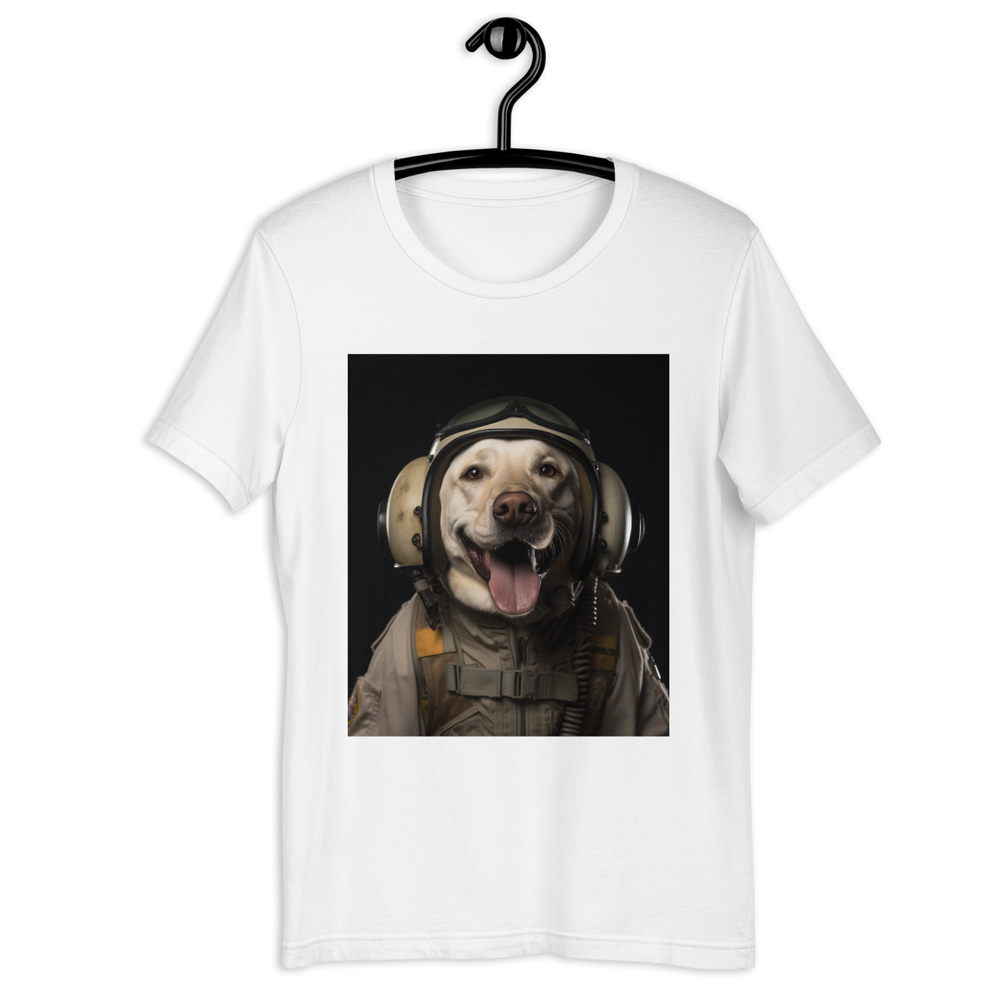 Labrador Retriever Military Person Unisex t-shirt