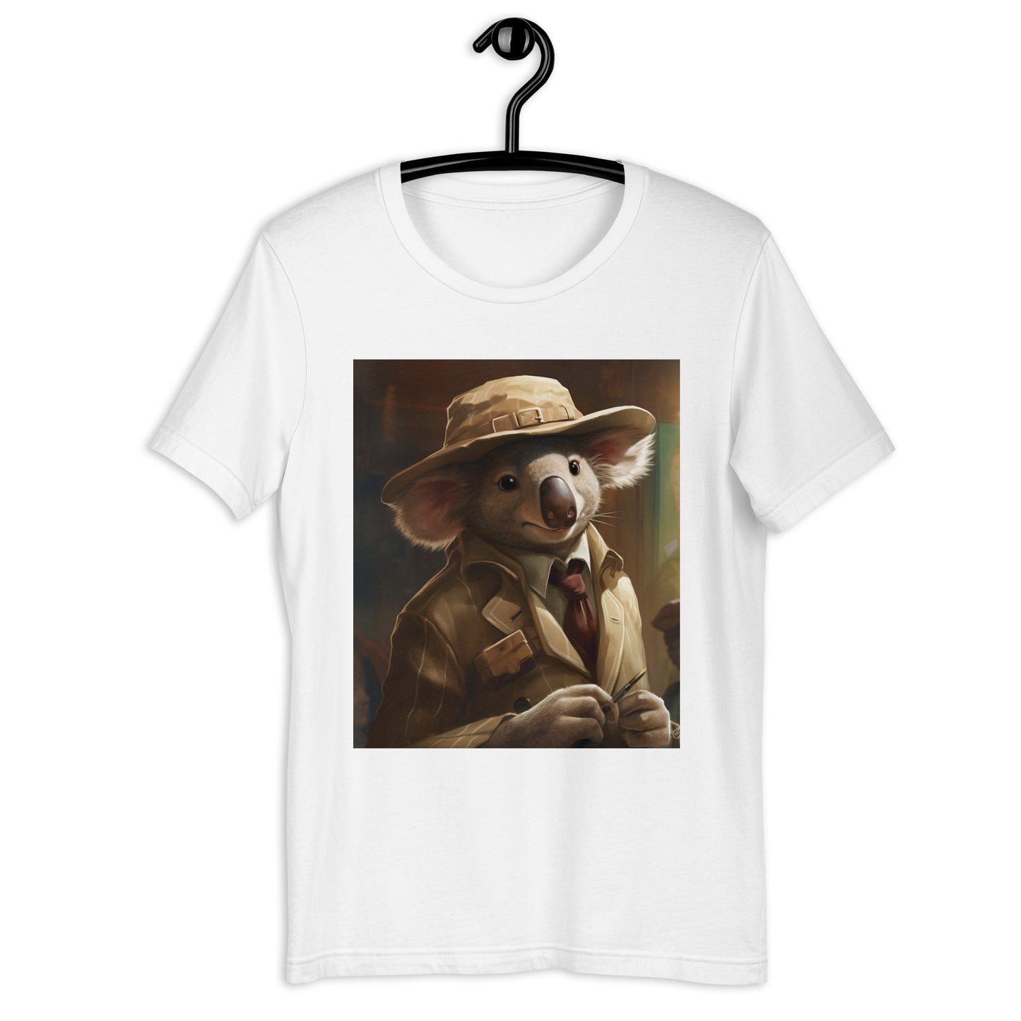 Koala Detective Unisex t-shirt