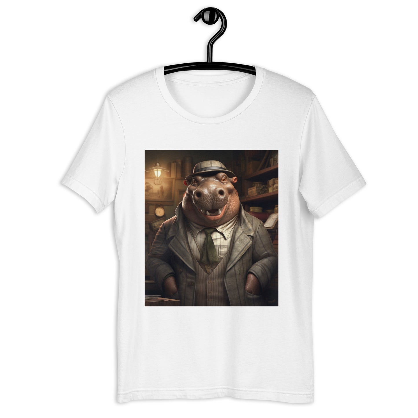 Hippo Detective Unisex t-shirt