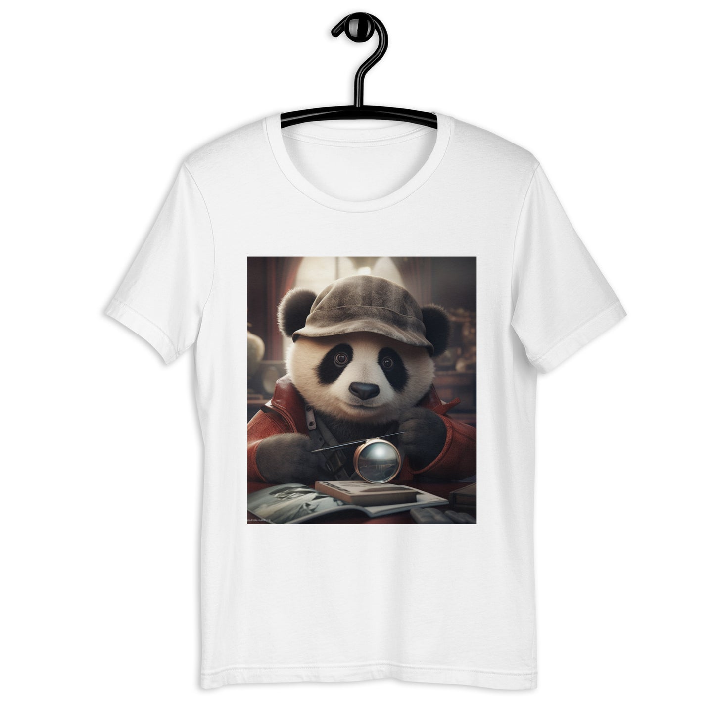 Panda Detective Unisex t-shirt