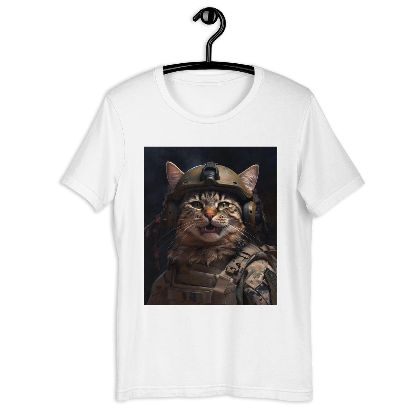 Maine Coon Military Person Unisex t-shirt