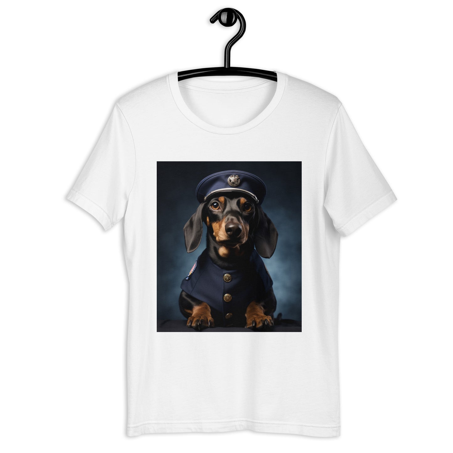 Dachshund Police Officer Unisex t-shirt