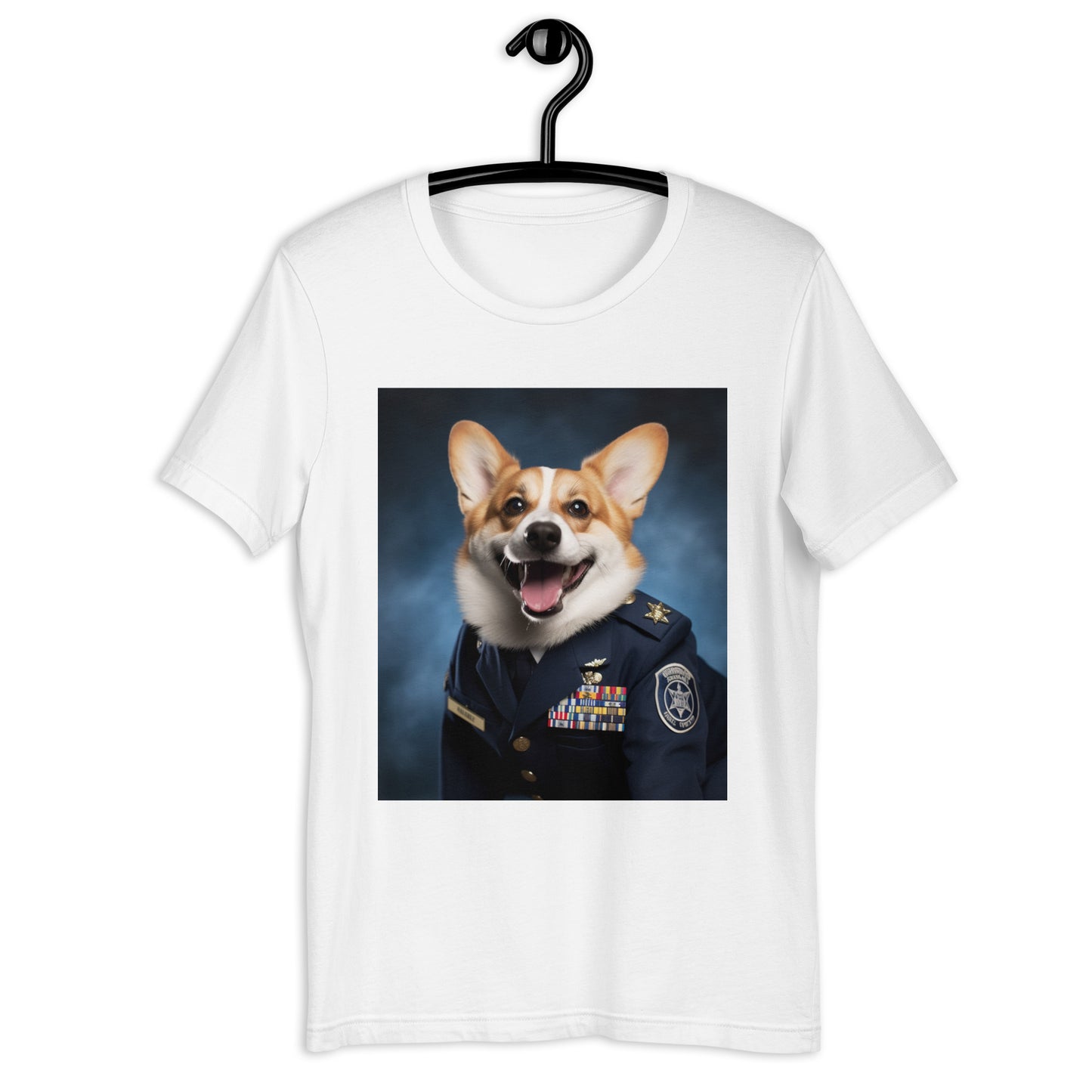 Pembroke Welsh Corgi Police Officer Unisex t-shirt