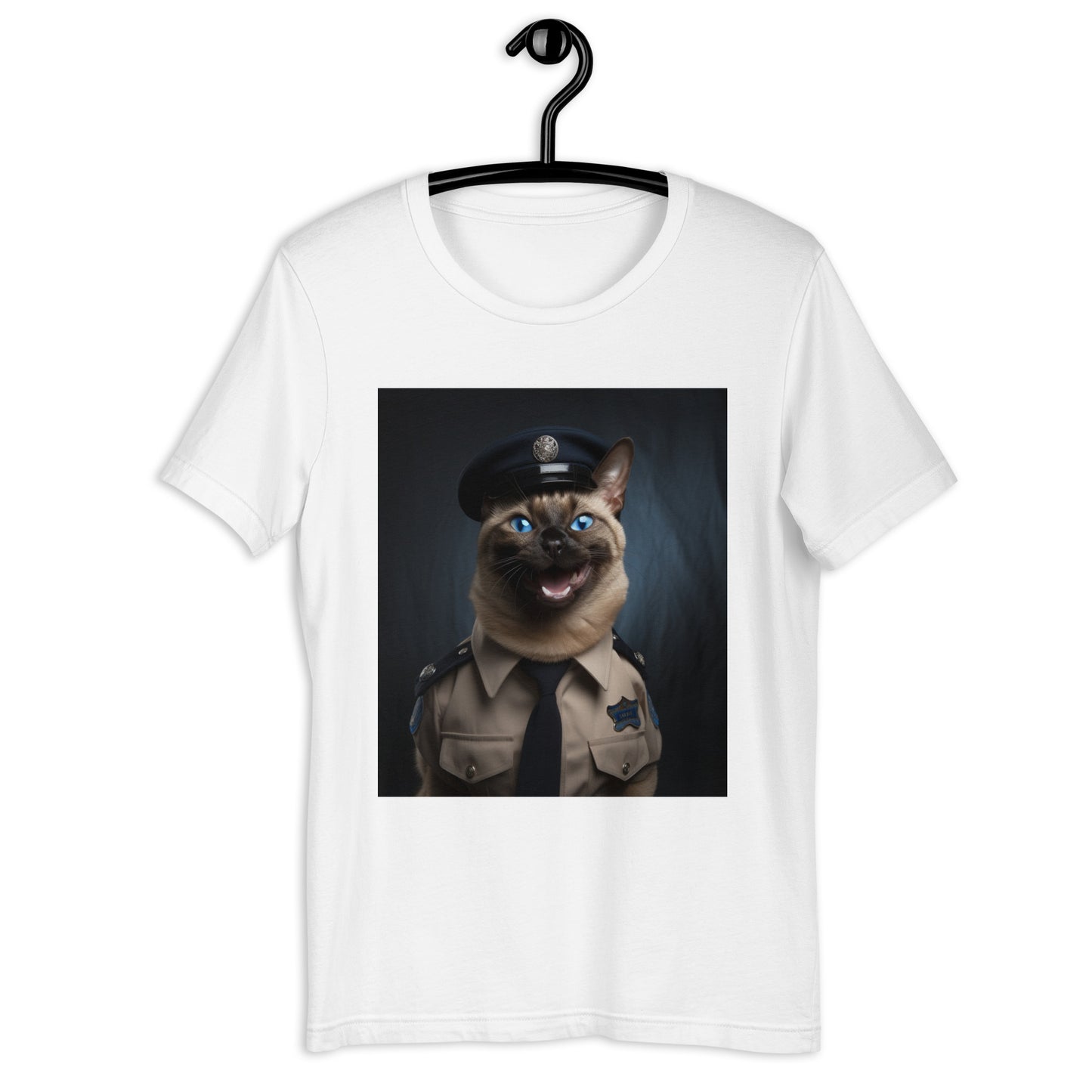 Siamese Police Officer Unisex t-shirt