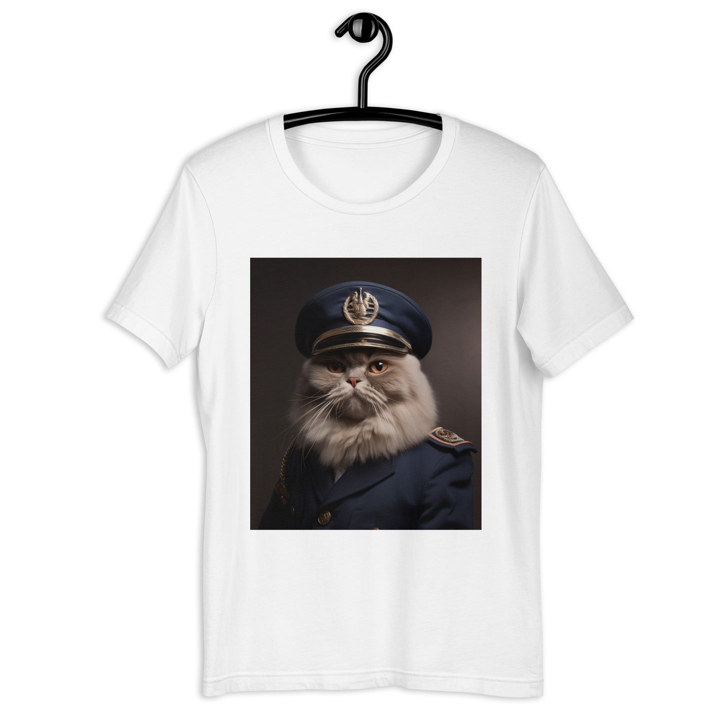 Maine Coon Police Officer Unisex t-shirt