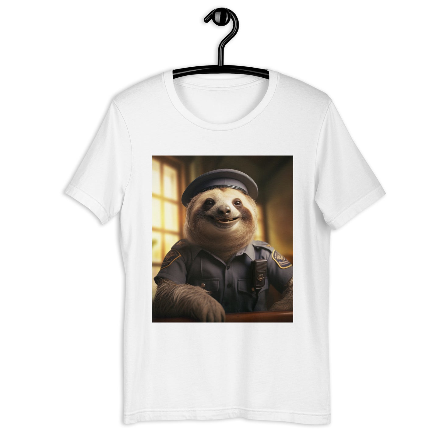 Sloth Police Officer Unisex t-shirt