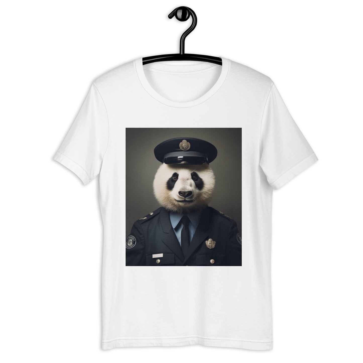 Panda Police Officer Unisex t-shirt