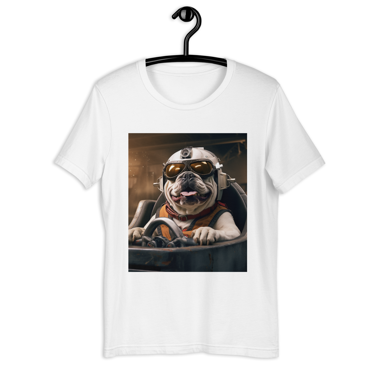 Bulldog F1 Car Driver Unisex t-shirt