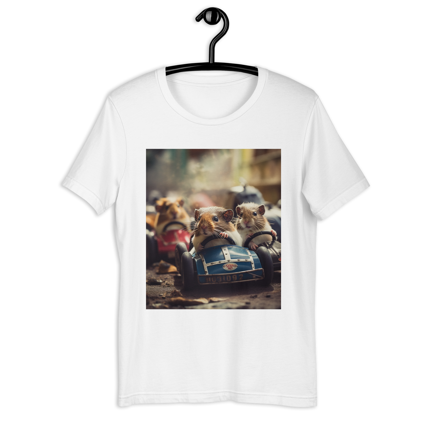 Guinea Pigs F1 Car Driver Unisex t-shirt