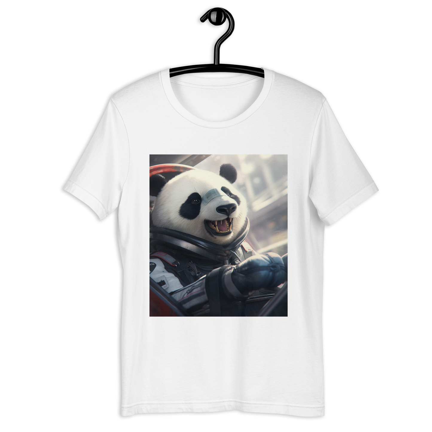 Panda F1 Car Driver Unisex t-shirt