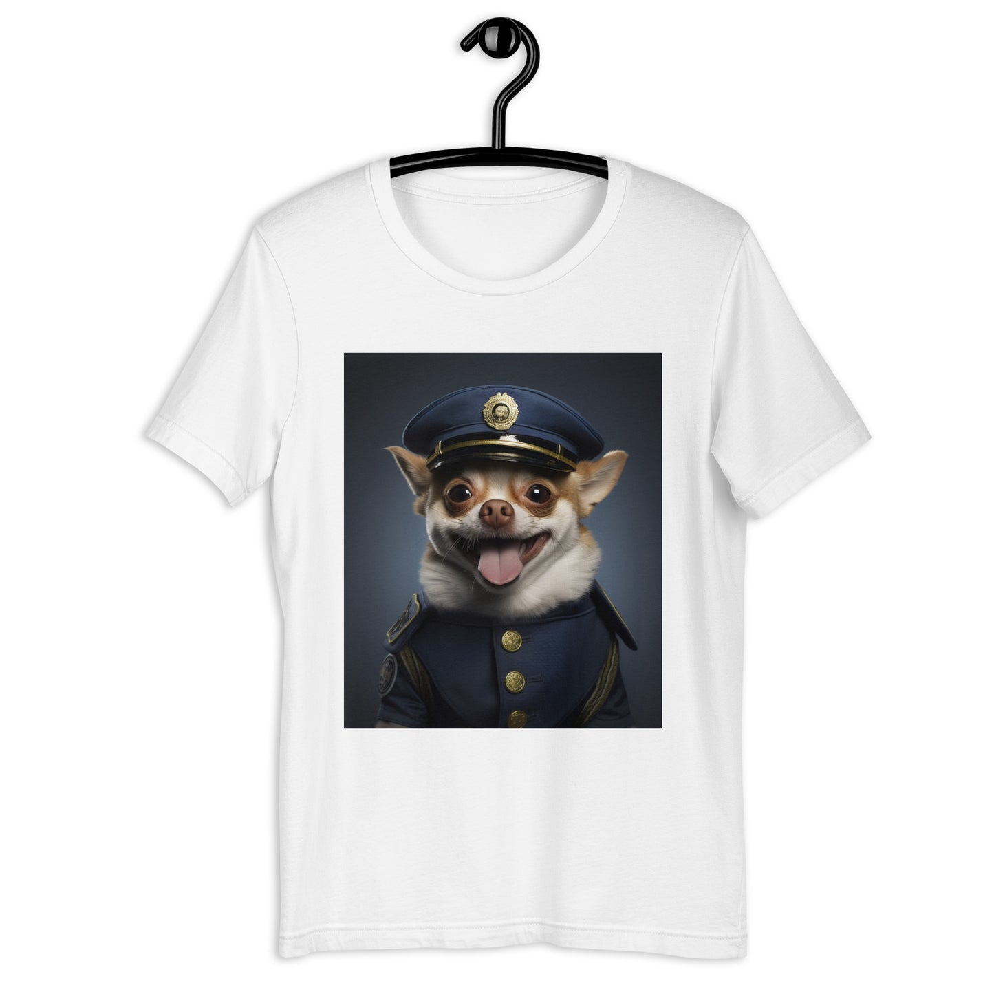 Chihuahua Police Officer Unisex t-shirt