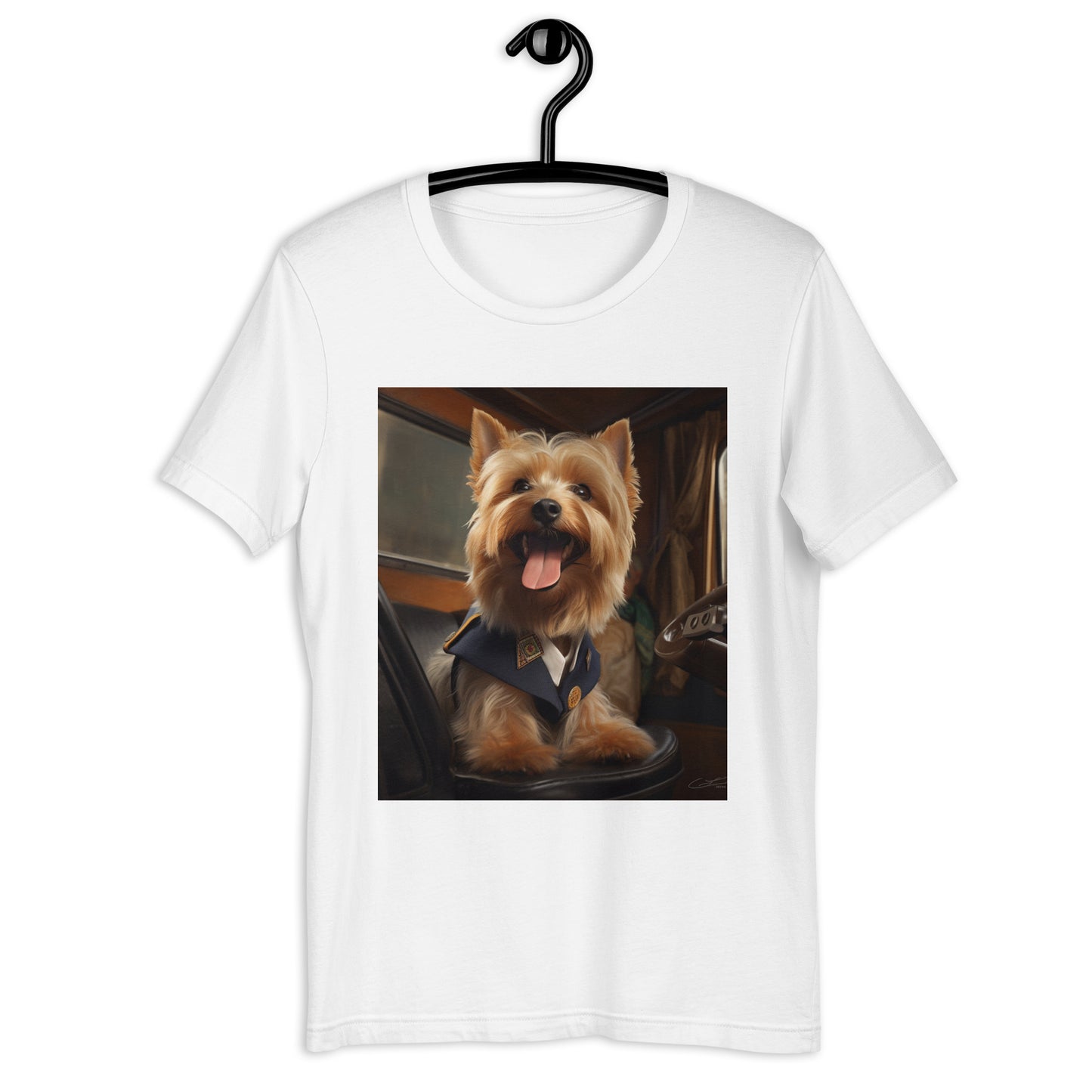 Yorkshire Terrier Bus Driver Unisex t-shirt