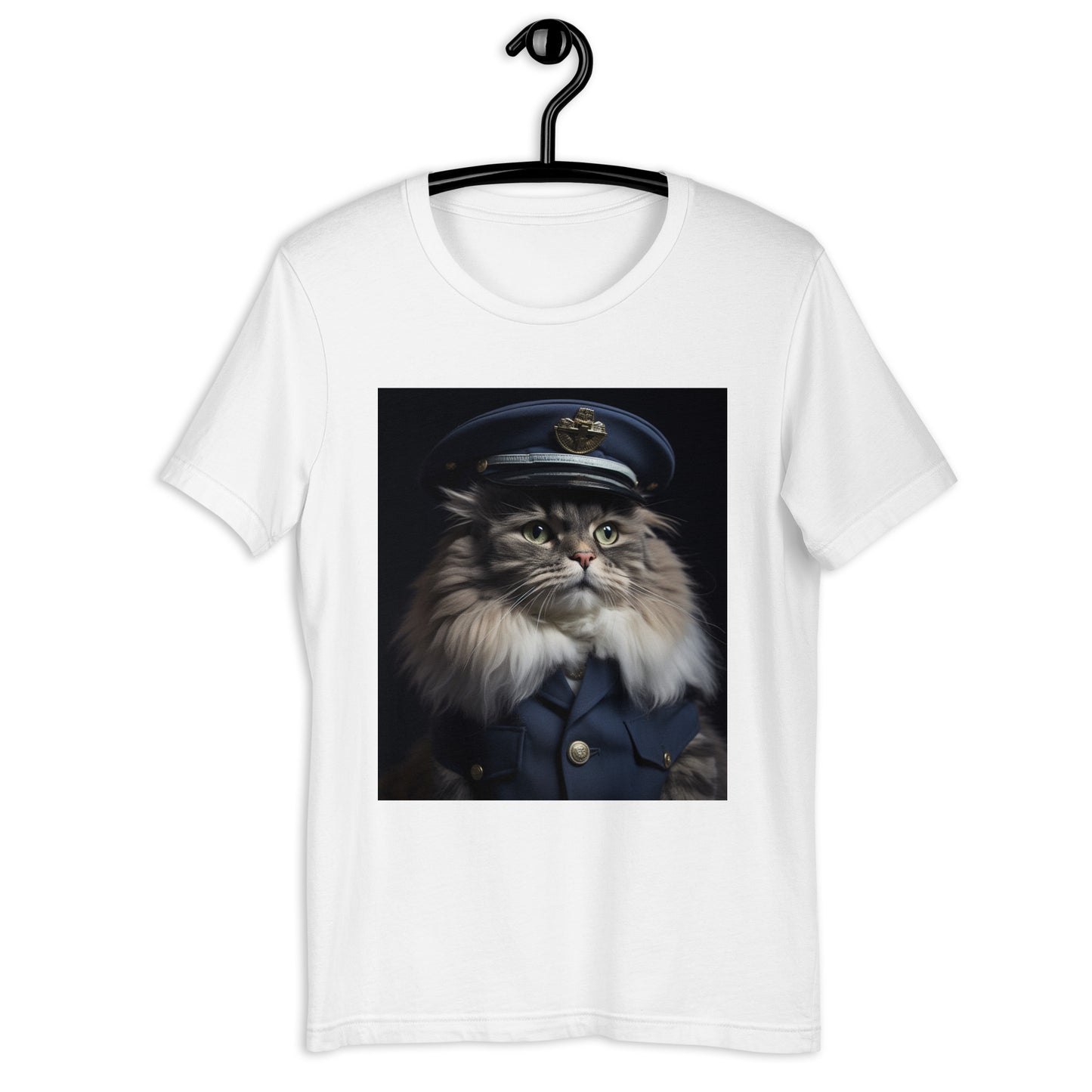 Maine Coon Air Force Officer Unisex t-shirt