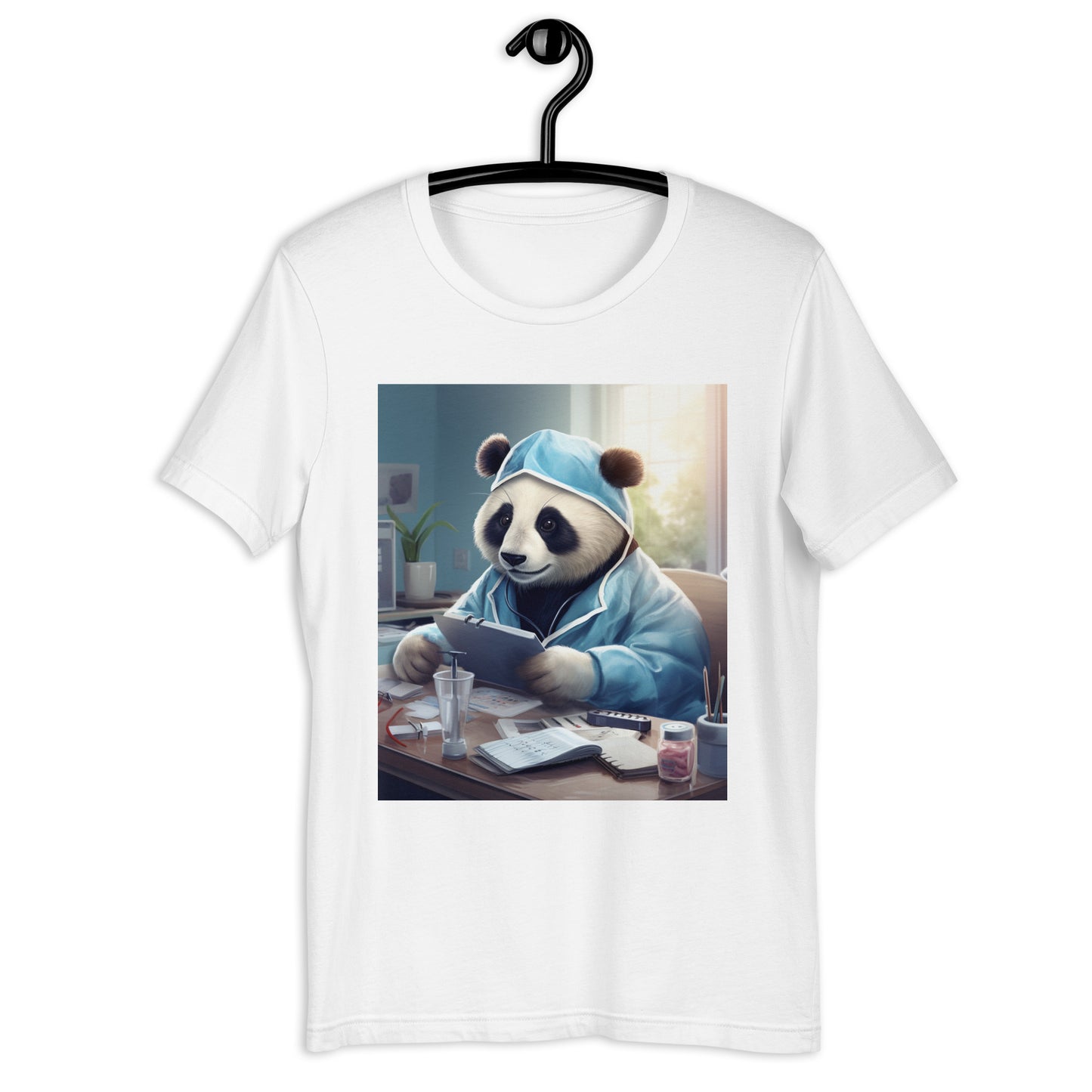 Panda Nurse Unisex t-shirt