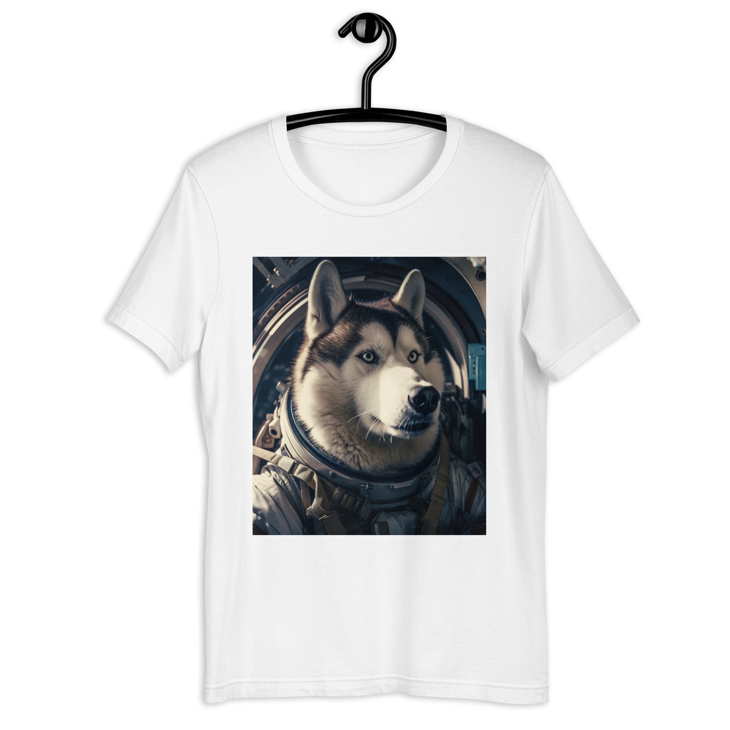 Siberian Husky Astronaut Unisex t-shirt