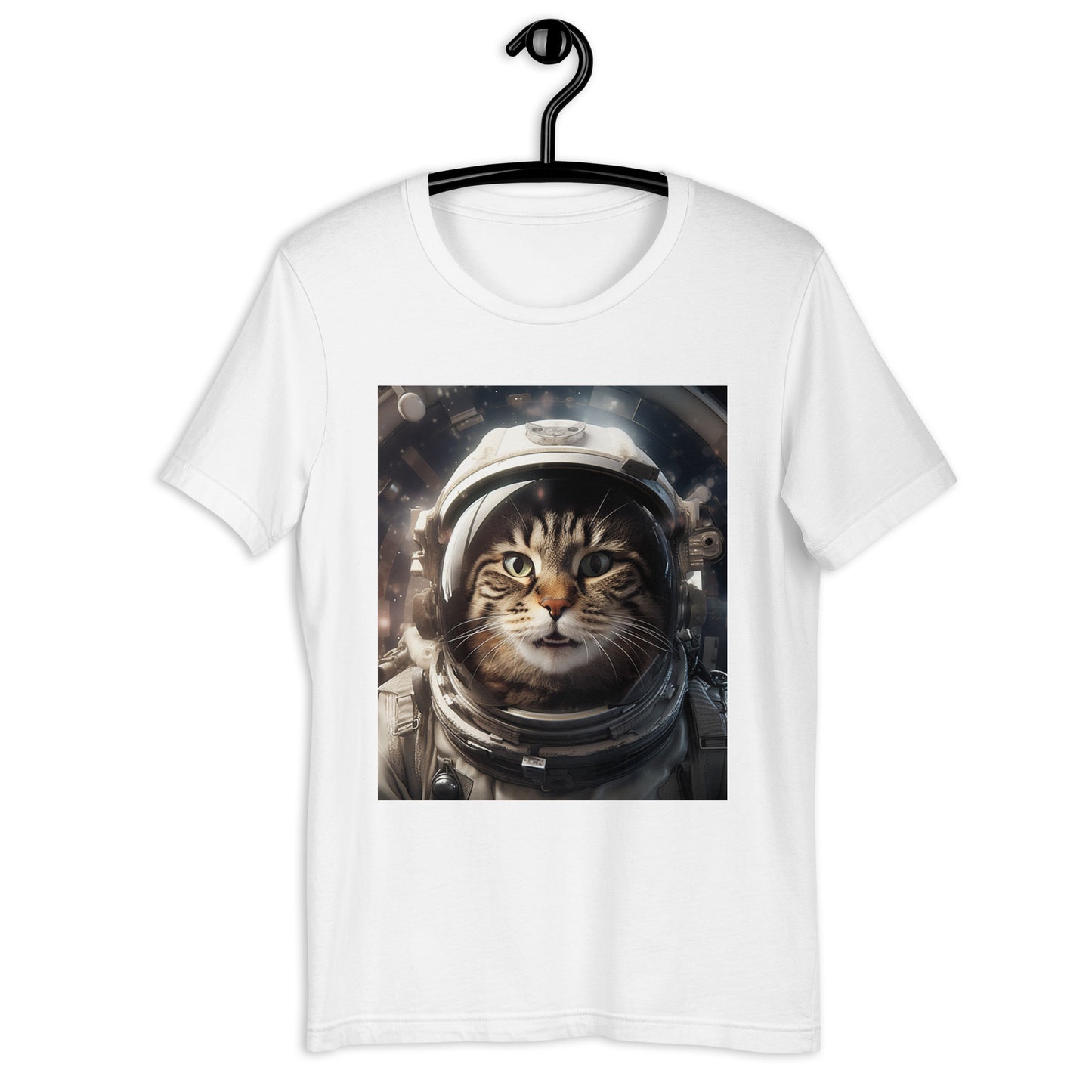 Domestic Shorthair Astronaut Unisex t-shirt