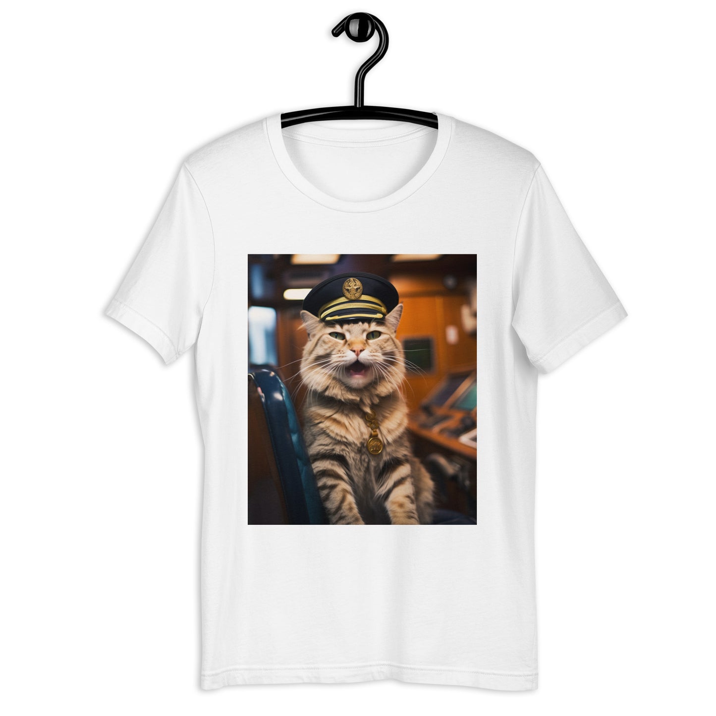 Maine Coon CruiseShipCaptain Unisex t-shirt