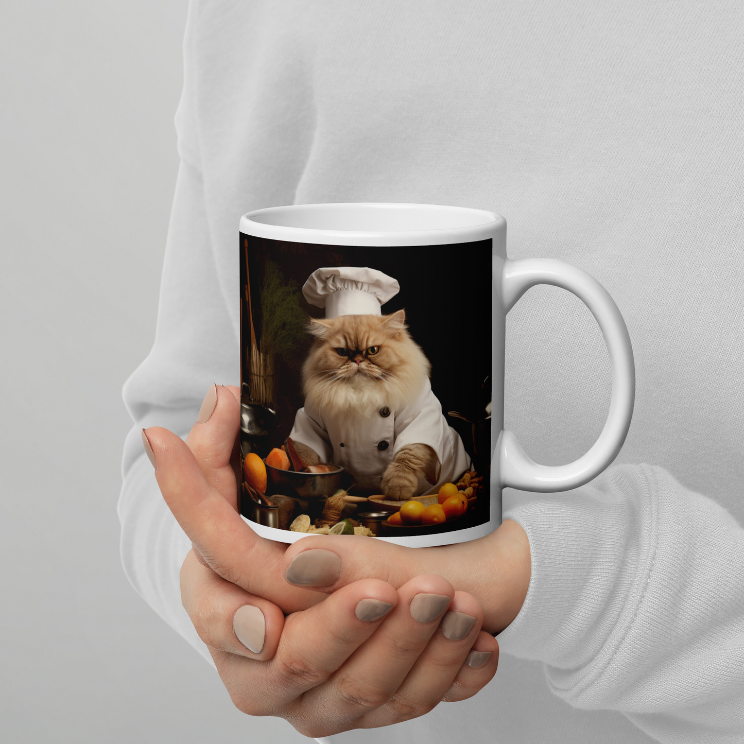 Persian Chef White glossy mug